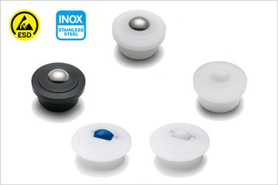 New Elesa Ball Transfer Units, Roller Tracks and Conveyor Balls